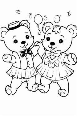 teddy bears dancing