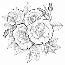 a whimsical rose