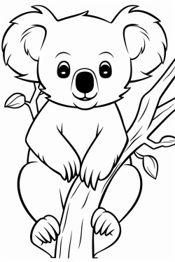 koala on a tree