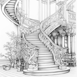 escalier tournant