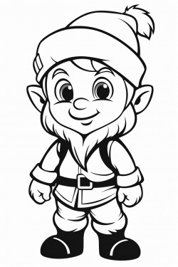 a cute dwarf little boy