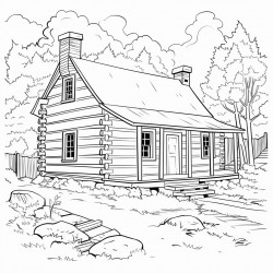 1772 doucet log house rustico