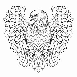 ein adler umarmt einen hai herzlich