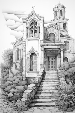 iglesia de un pueblo mgico