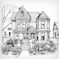 house with dosp homeschoolers inside