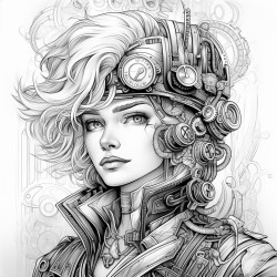 a good looking steam punk guy