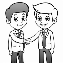 two men shaking hands