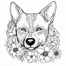 el perro de la imagen