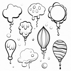 balloon shapes of food