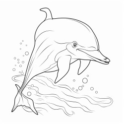 dolphin in the sea