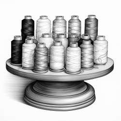 multiple spools of thread