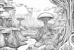 natural habitat of a strange planet