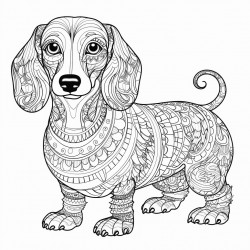 christmas dachshund