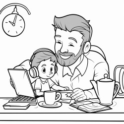 call center dad morning ang night