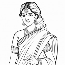 saree coloring