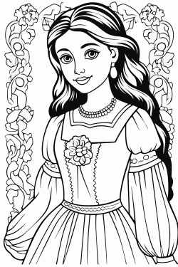 pintura la bordadora de magdalena mira mena