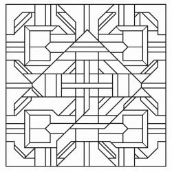 geometric pattern full page