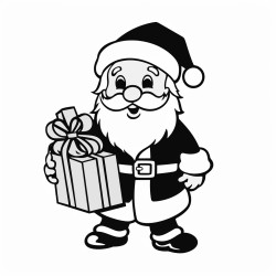 gen zee santa with bag of presents