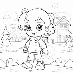 make dof into coloring book