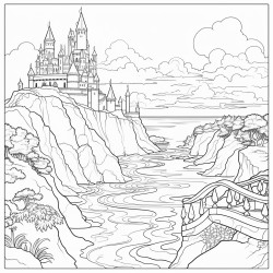 masterpiece scenery no humans beach fantasy