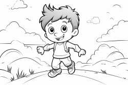 Un personaje fantastico simpatico jugando