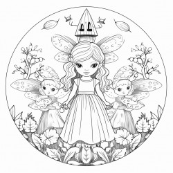 fairies in a forest