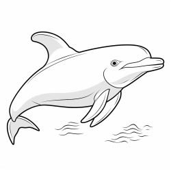 a cute icelandic whitebeaked dolphin