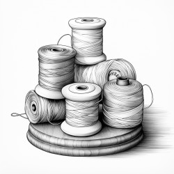 multiple spools of thread