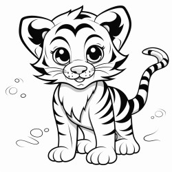 tiger with wings and beak