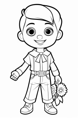 hombre con su perrita