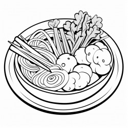 chicken noodles celery carrots garlic onion