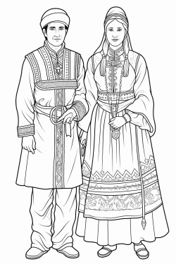 traditional bulgarian clothing from trakia region