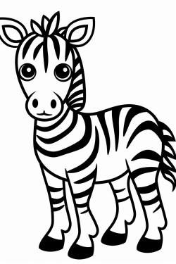 a simple zebra