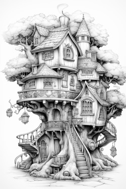 tree shaped house