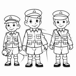 military themed for children