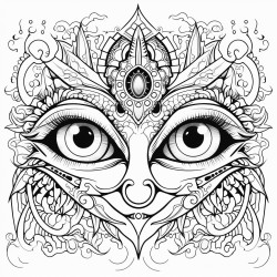 evil eyes gothic mystical
