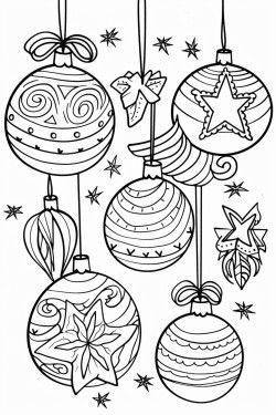 eine weihnachtskugel mit verzierungen