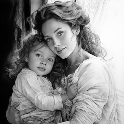 mother and son