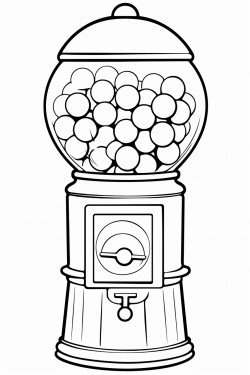 gumball machine with 59 gumballs