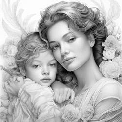 mother and son
