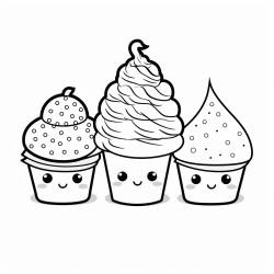 ice cream cawai