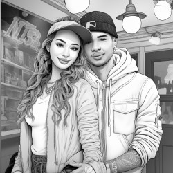 two cute couple