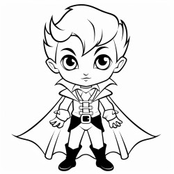 a cute boy vampire