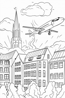 german fighter plane crashes over hamburg