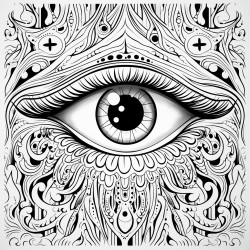 evil eyes gothic mystical