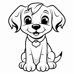 a cute dog