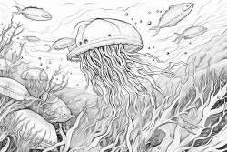 deep ocean with riftia