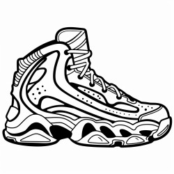 a basketball shoe inspired by a tigers stripes and colors