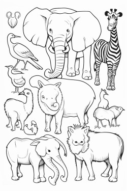 toute lalphabet est animaux pour coloriage enfant