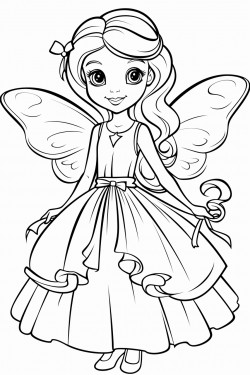 a young girl with delicate dragonfly wings